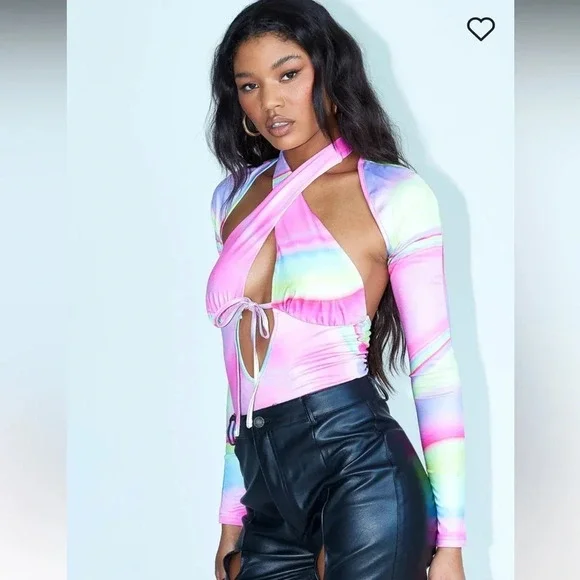 NWT PRINCESS POLLY- SIZE 6 SARAI BODYSUIT - Picture 2 of 3